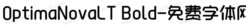 0ptimaNovaLT Bold字体转换